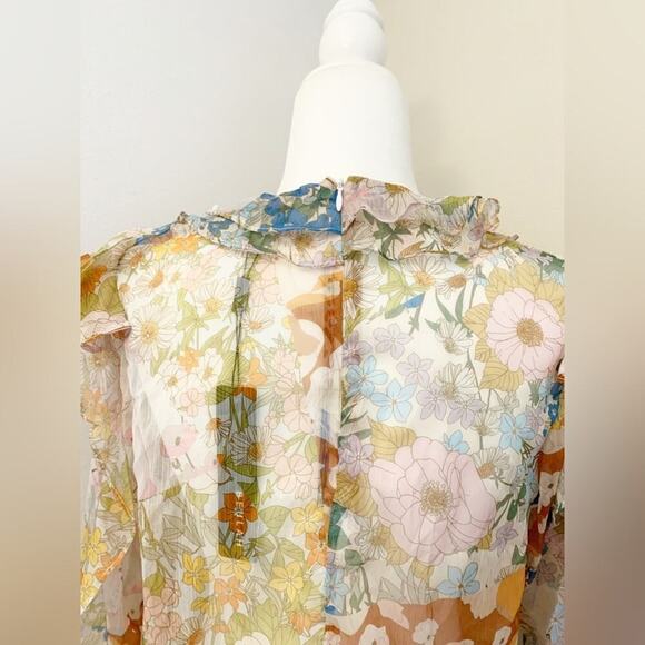 NWT Beulah floral blouse ruffled and romantic various sizes 💝 - Picture 11 of 15